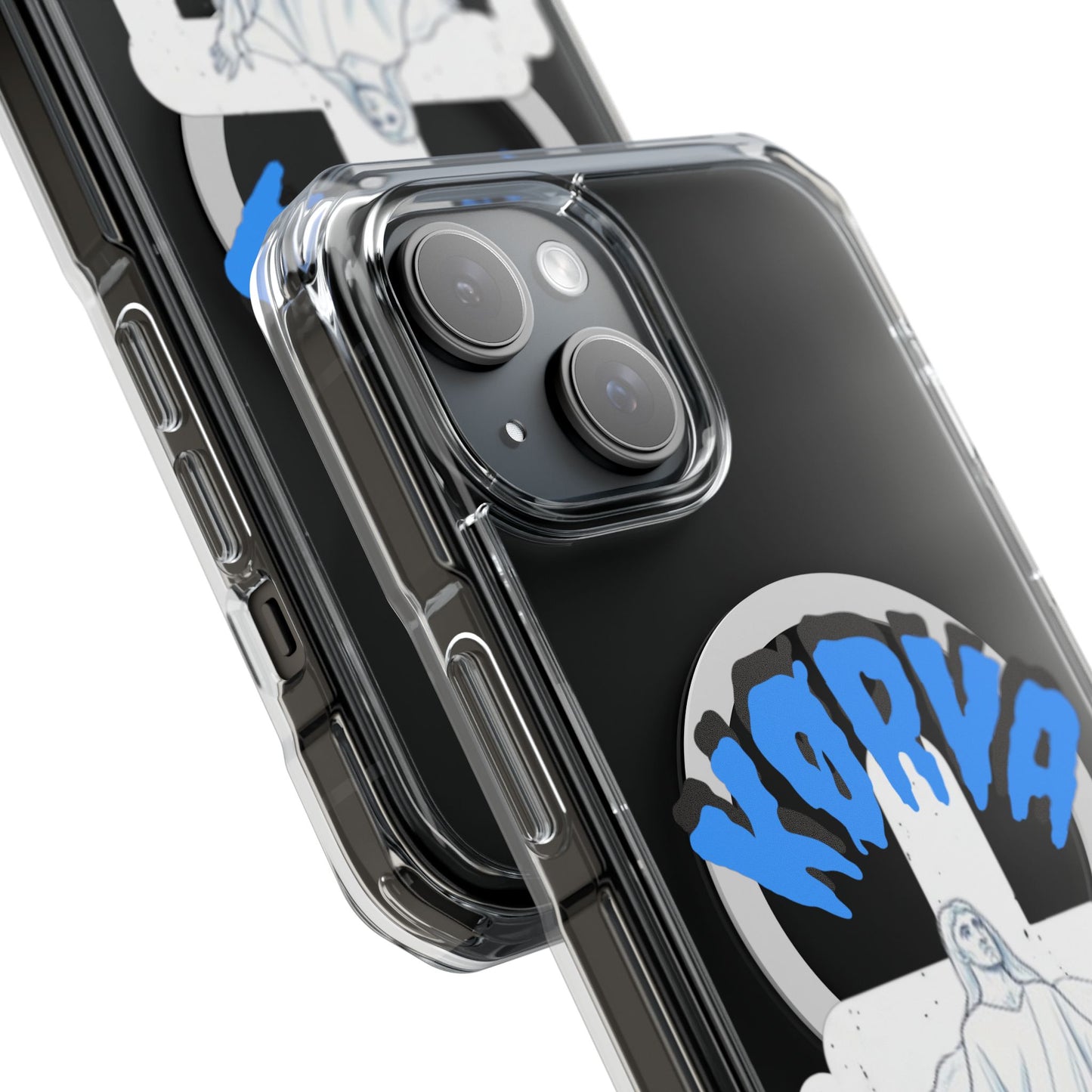 KORVA “THE RISE OF CHRIST” clear magnetic phone case