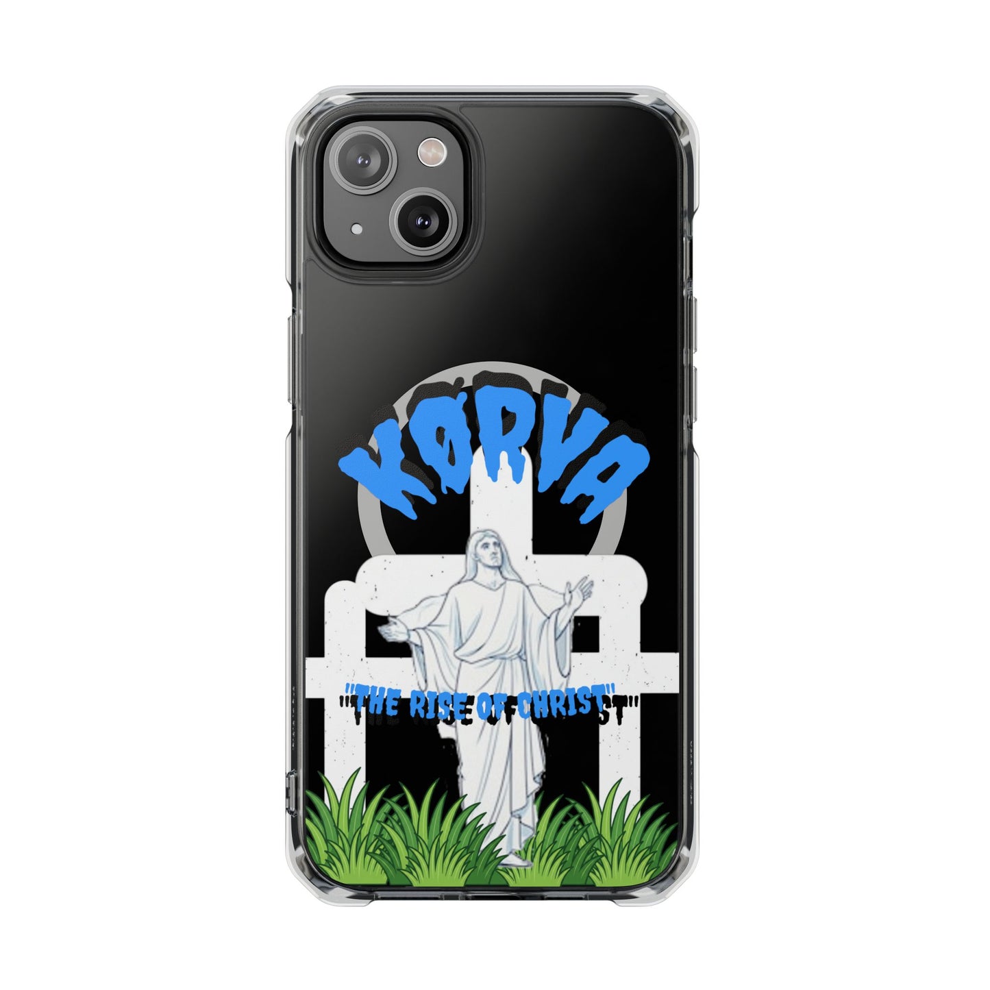KORVA “THE RISE OF CHRIST” clear magnetic phone case