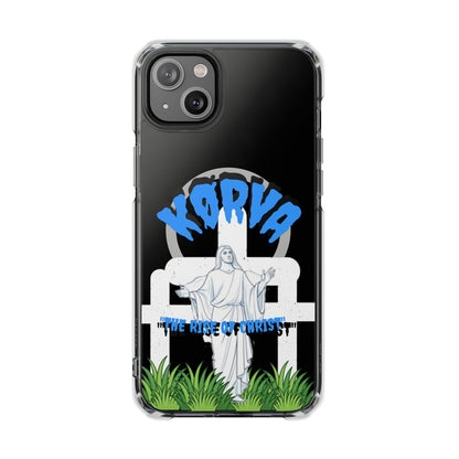 KORVA “THE RISE OF CHRIST” clear magnetic phone case