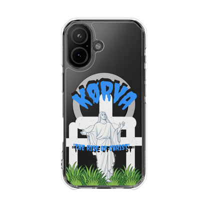 KORVA “THE RISE OF CHRIST” clear magnetic phone case