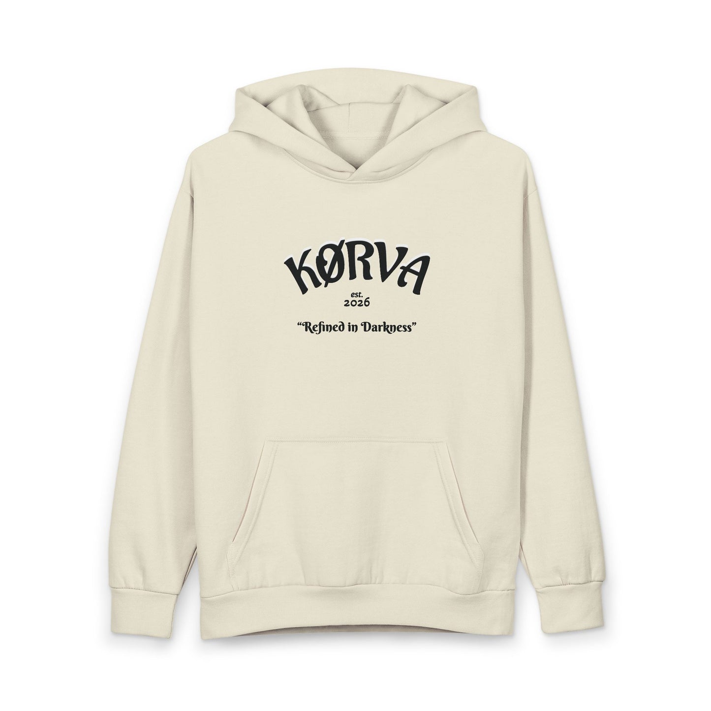 KORVA “Refined in Darkness” Hoodie