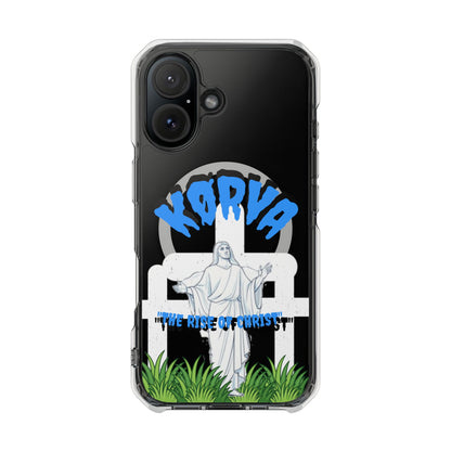 KORVA “THE RISE OF CHRIST” clear magnetic phone case