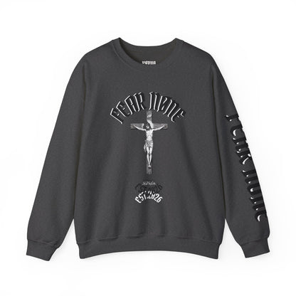 Psalms 118 6 code “FEAR NONE” Sweatshirt