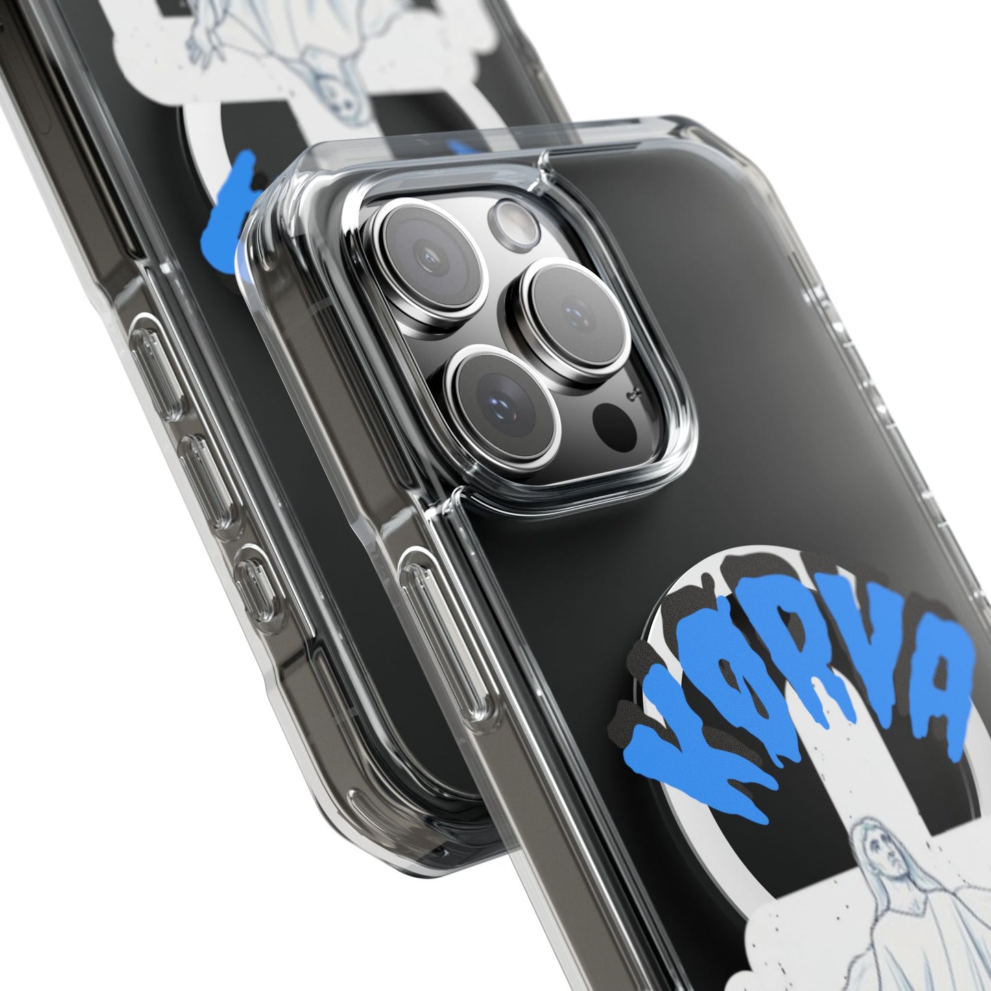 KORVA “THE RISE OF CHRIST” clear magnetic phone case