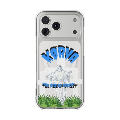 KORVA “THE RISE OF CHRIST” clear magnetic phone case