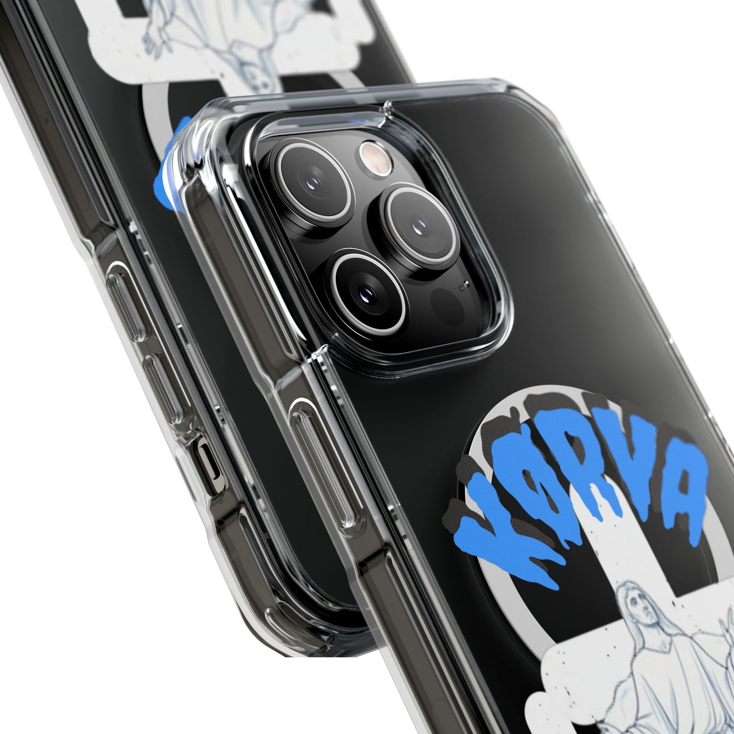 KORVA “THE RISE OF CHRIST” clear magnetic phone case
