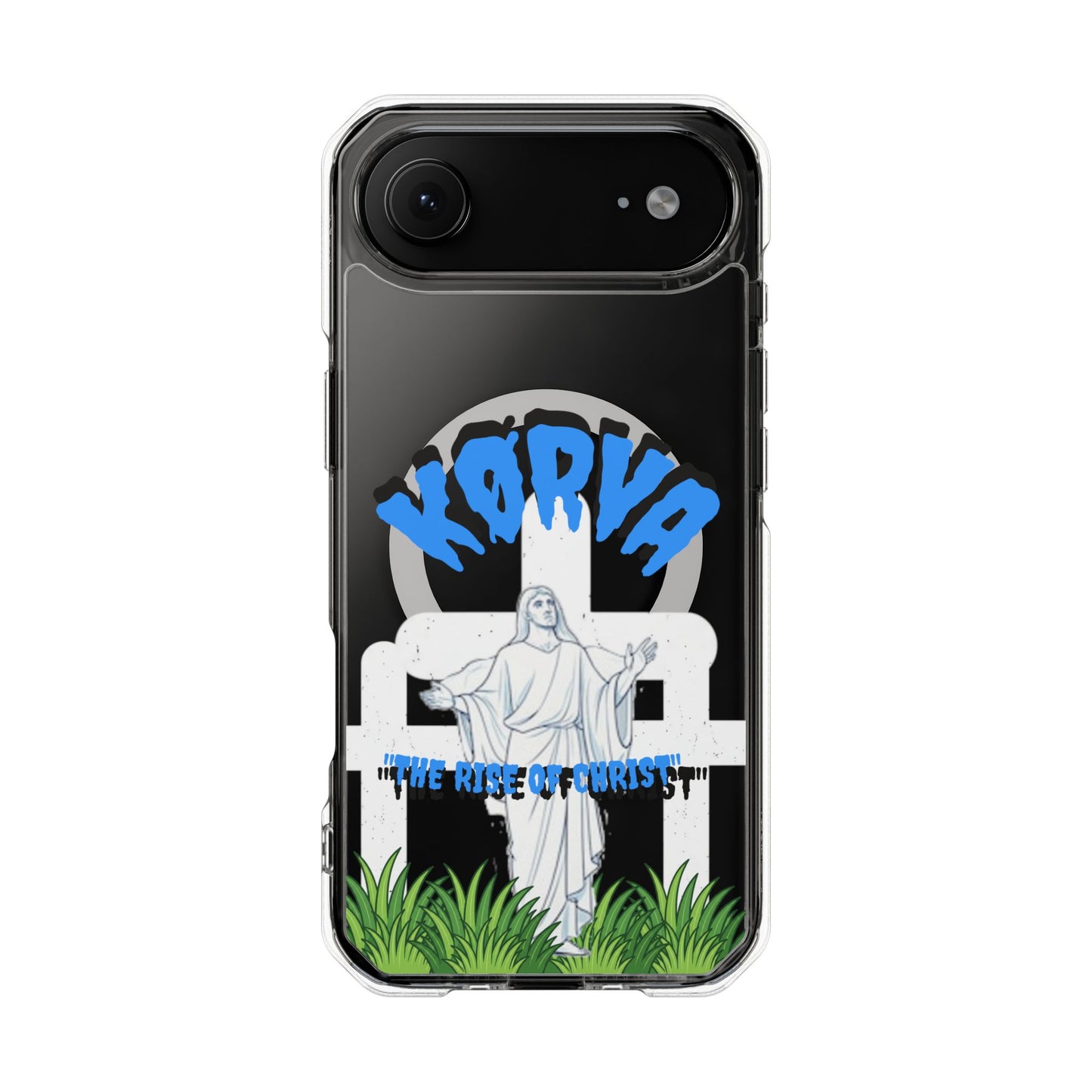 KORVA “THE RISE OF CHRIST” clear magnetic phone case