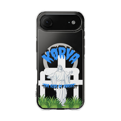 KORVA “THE RISE OF CHRIST” clear magnetic phone case