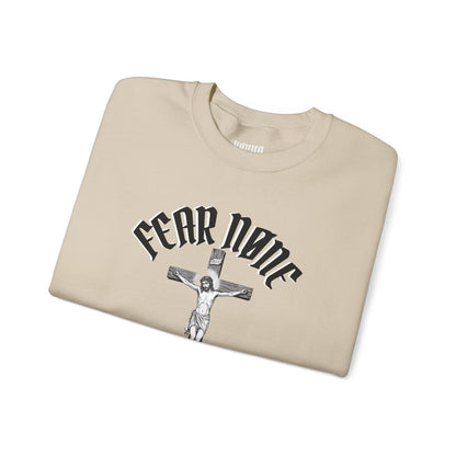 Psalms 118 6 code “FEAR NONE” Sweatshirt
