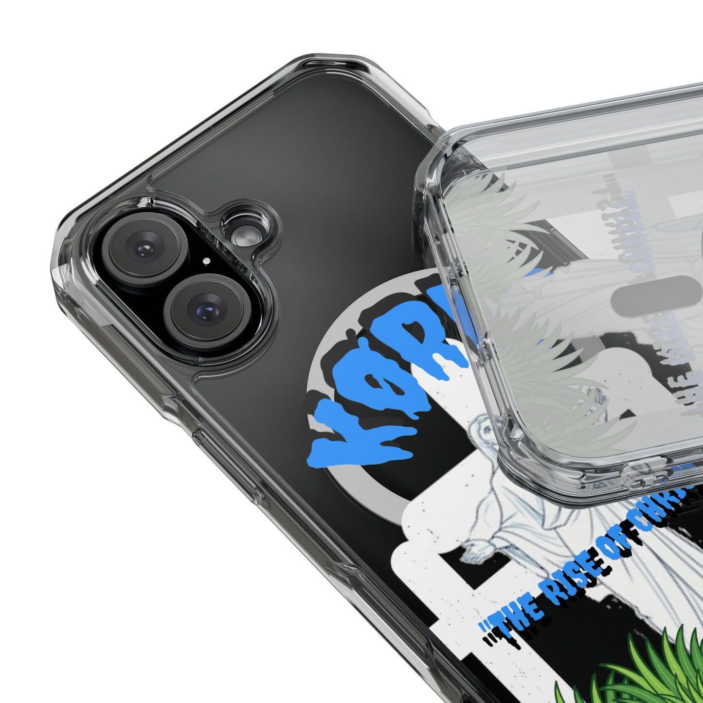KORVA “THE RISE OF CHRIST” clear magnetic phone case