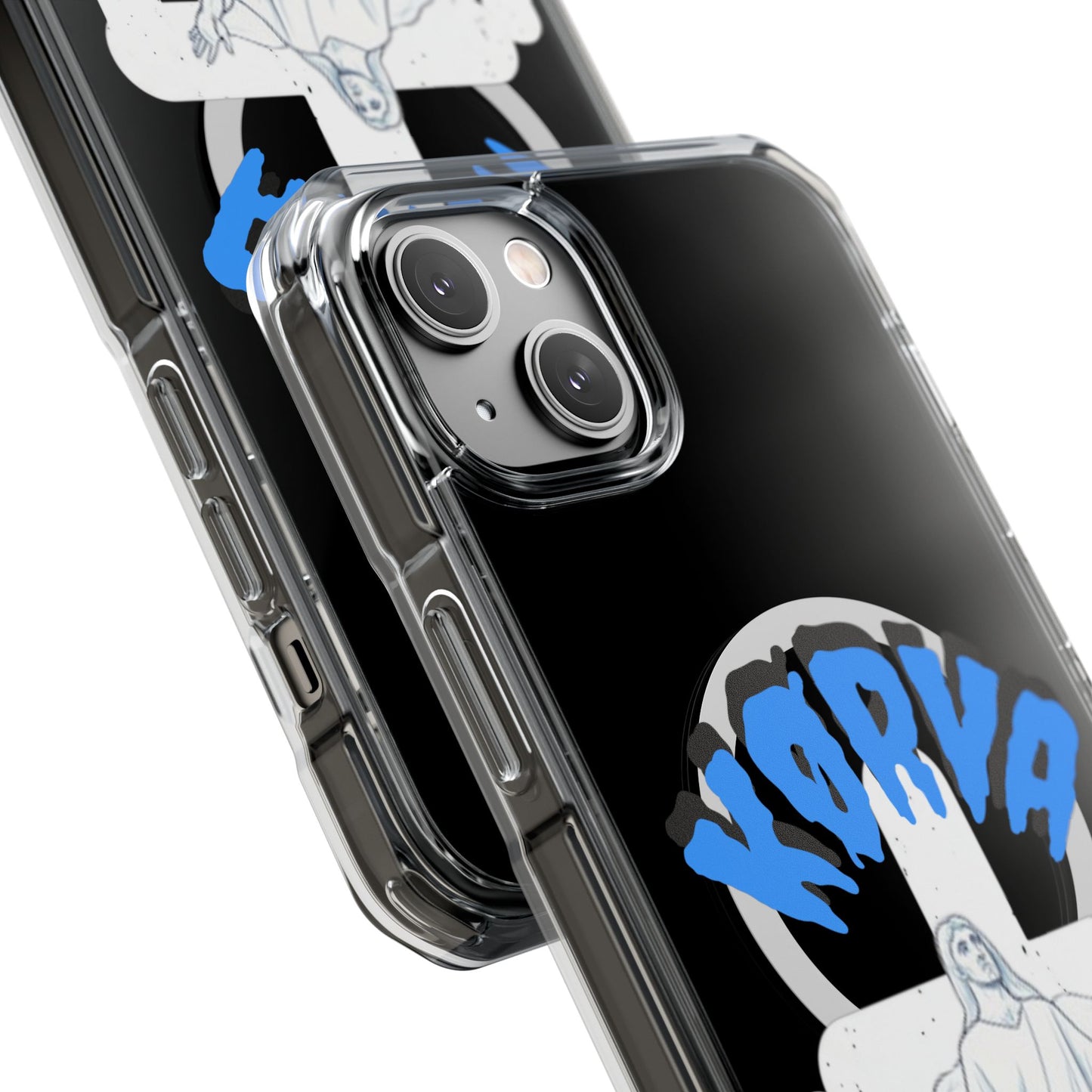 KORVA “THE RISE OF CHRIST” clear magnetic phone case