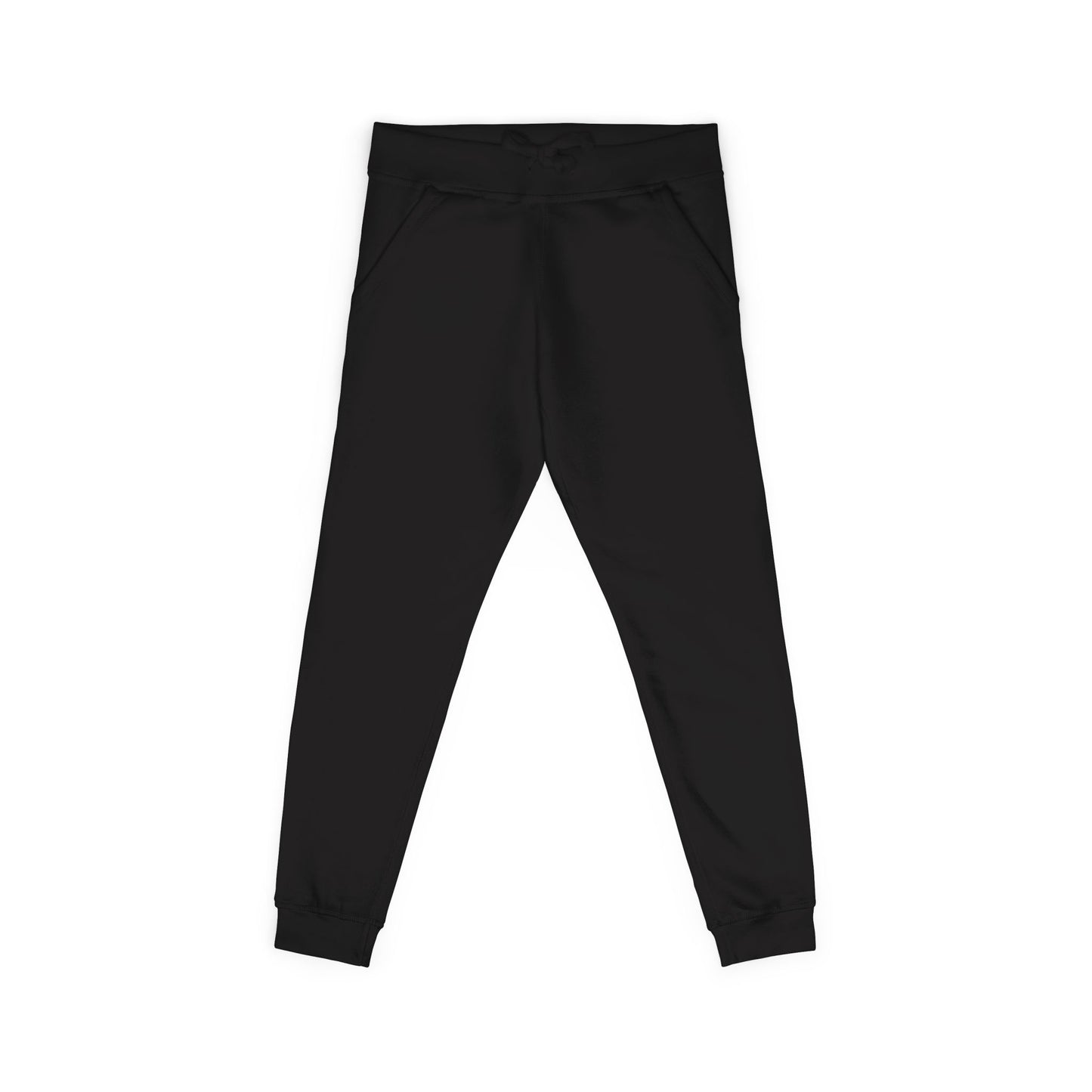Embroidered White Fleece Sweatpants — Cozy Everyday Joggers