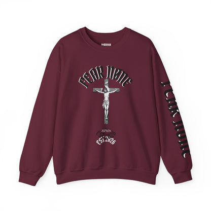 Psalms 118 6 code “FEAR NONE” Sweatshirt