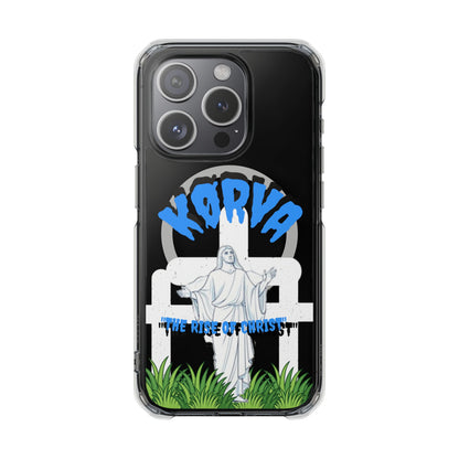 KORVA “THE RISE OF CHRIST” clear magnetic phone case