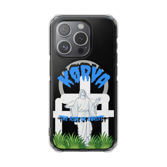 KORVA “THE RISE OF CHRIST” clear magnetic phone case