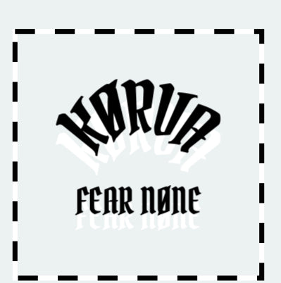 KORVA “FEAR NONE” sweatpants