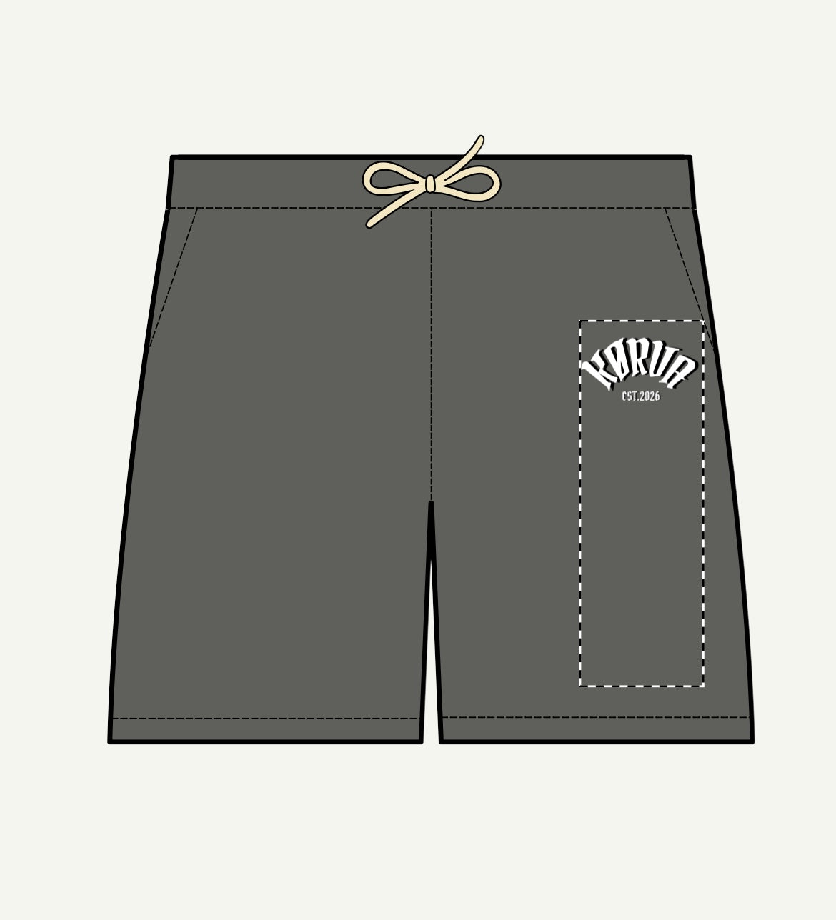 KORVA base logo Sweat Short s