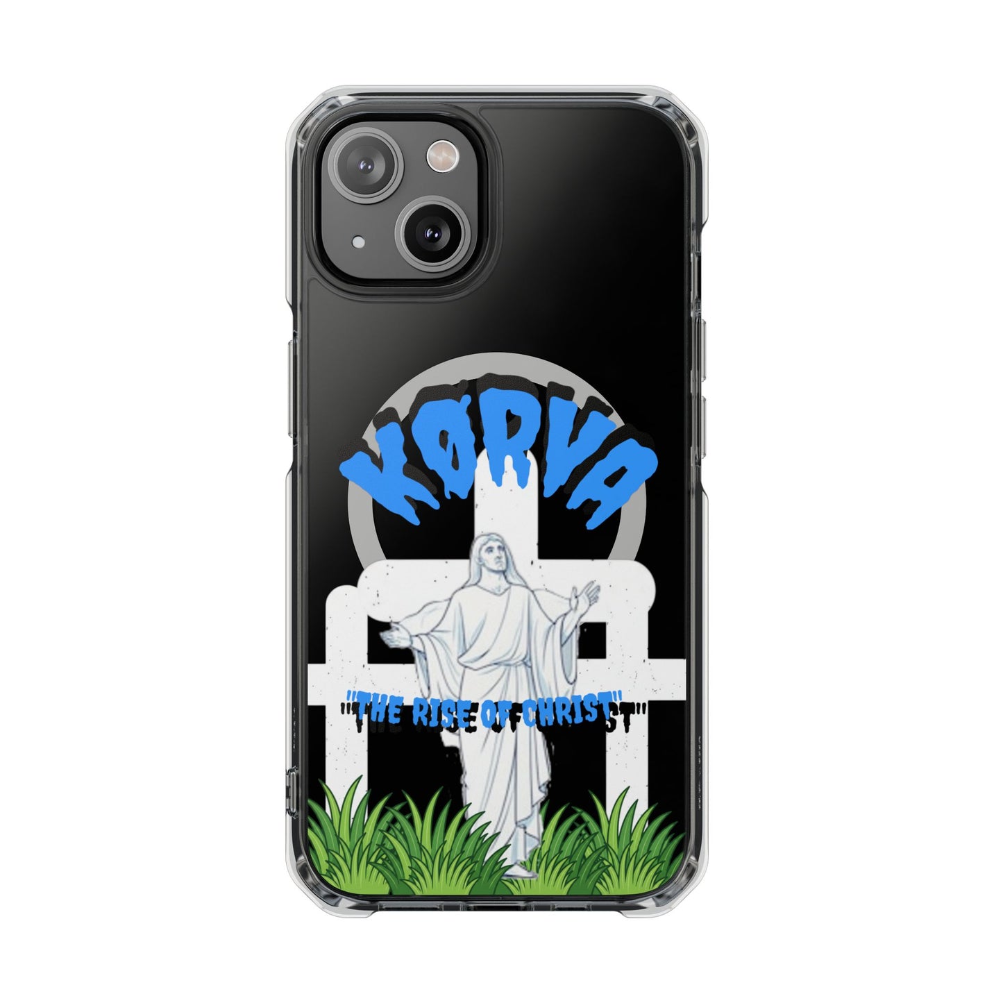 KORVA “THE RISE OF CHRIST” clear magnetic phone case