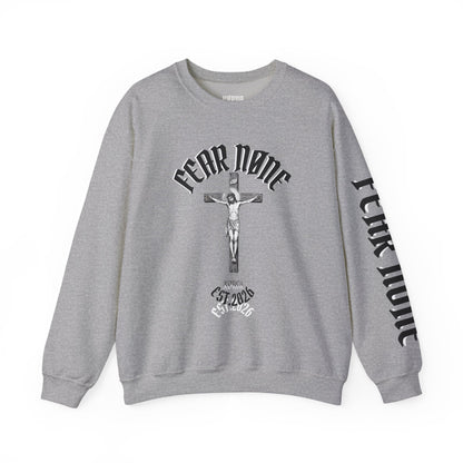 Psalms 118 6 code “FEAR NONE” Sweatshirt