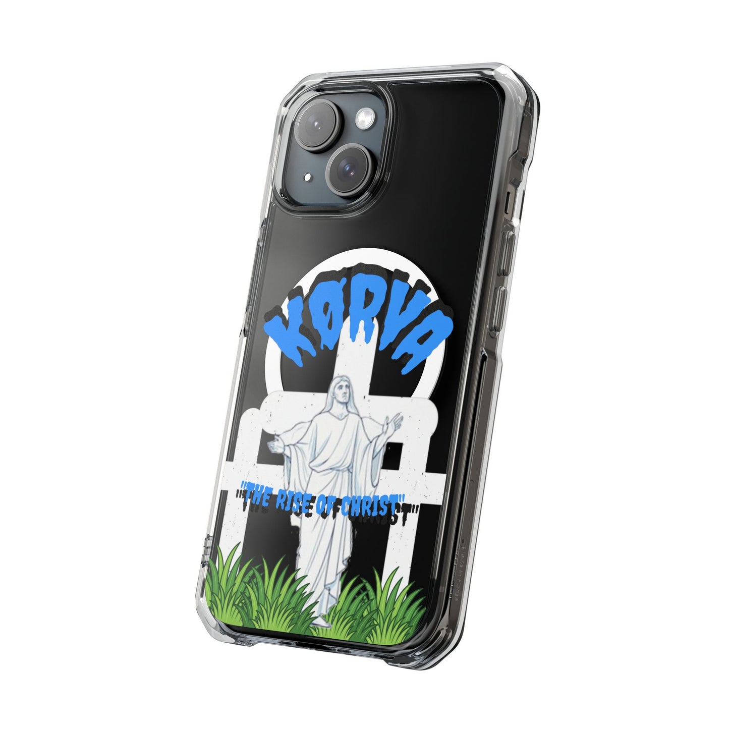 KORVA “THE RISE OF CHRIST” clear magnetic phone case