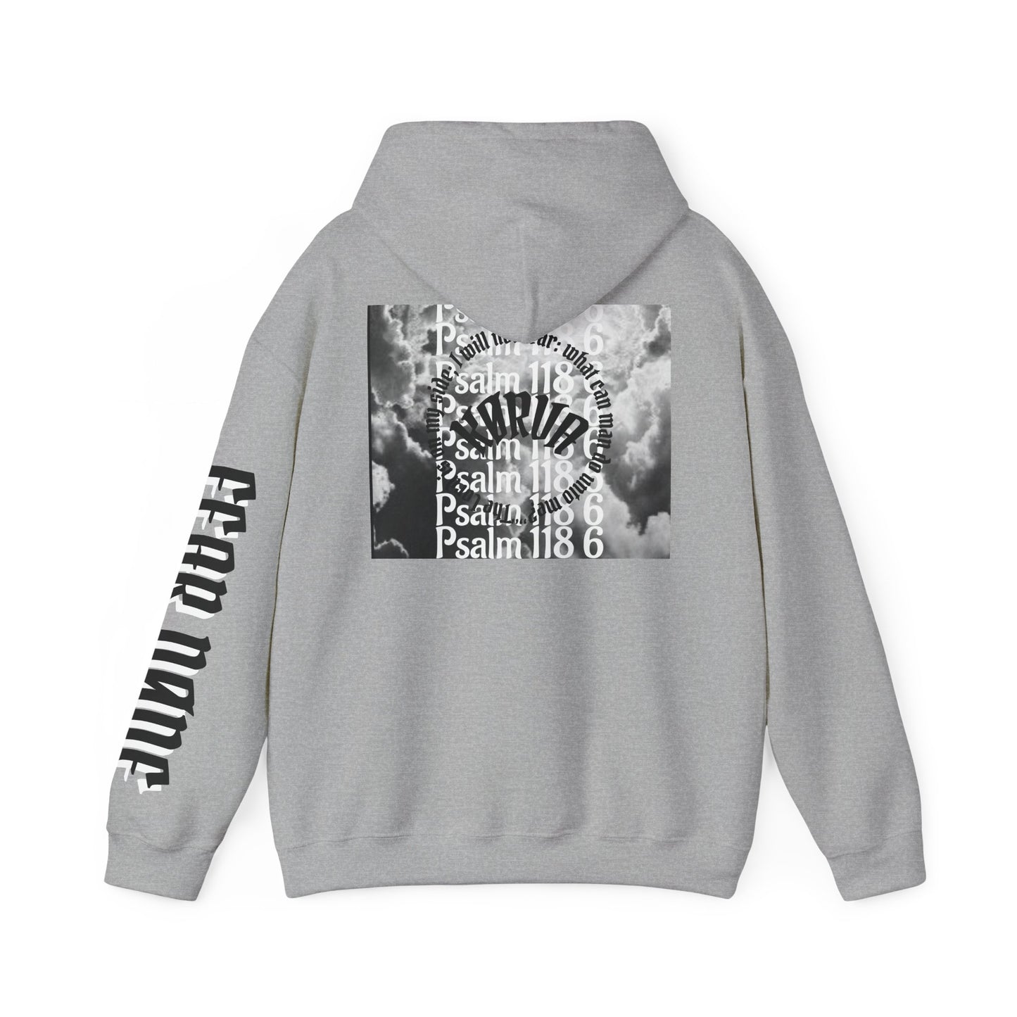 Psalms 118 6 code “FEAR NONE” hoodie
