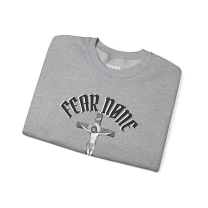 Psalms 118 6 code “FEAR NONE” Sweatshirt