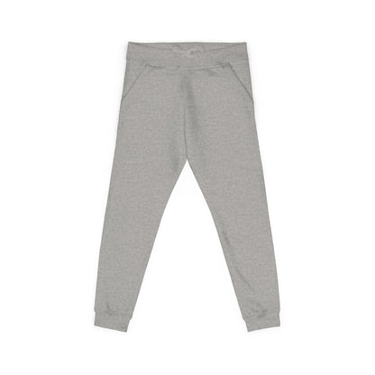 Embroidered White Fleece Sweatpants — Cozy Everyday Joggers