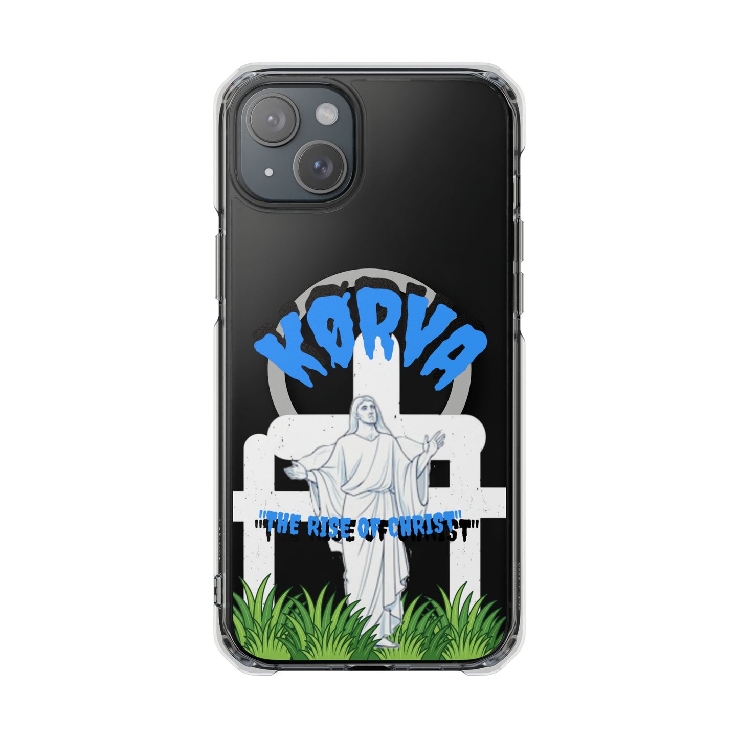 KORVA “THE RISE OF CHRIST” clear magnetic phone case