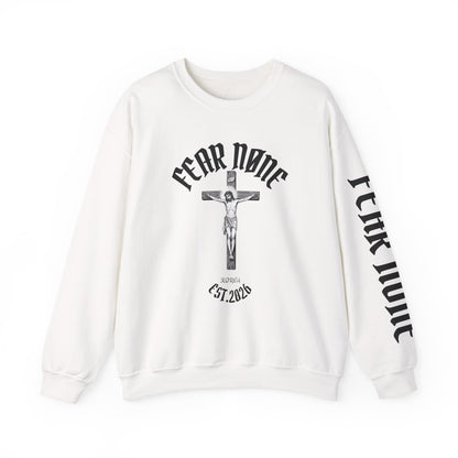 Psalms 118 6 code “FEAR NONE” Sweatshirt