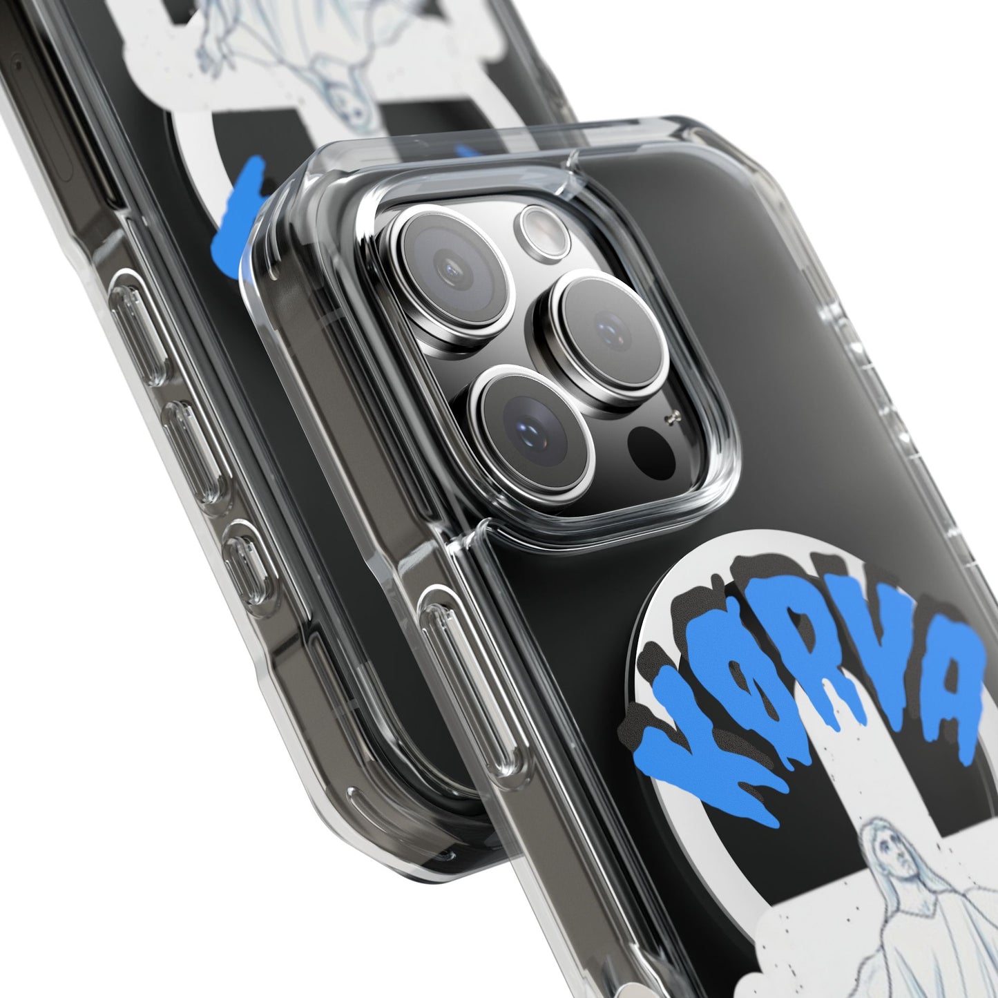 KORVA “THE RISE OF CHRIST” clear magnetic phone case
